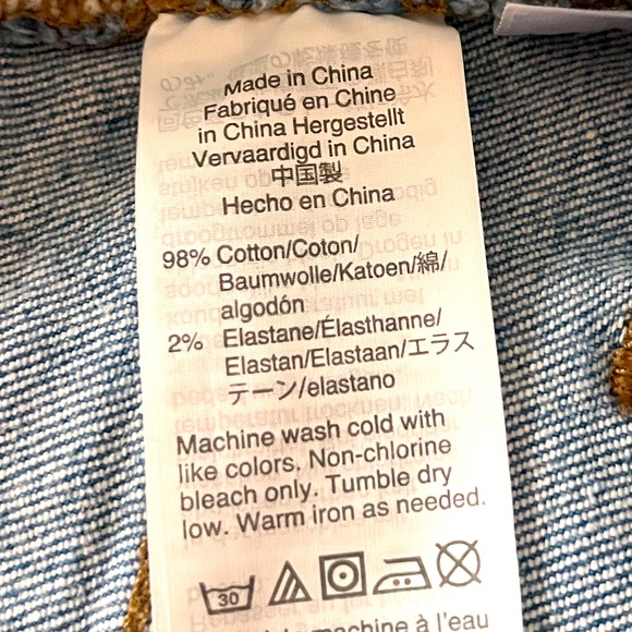 Madewell•Wide Leg Cropped Delancey Wash Denim Jeans - Picture 8 of 9